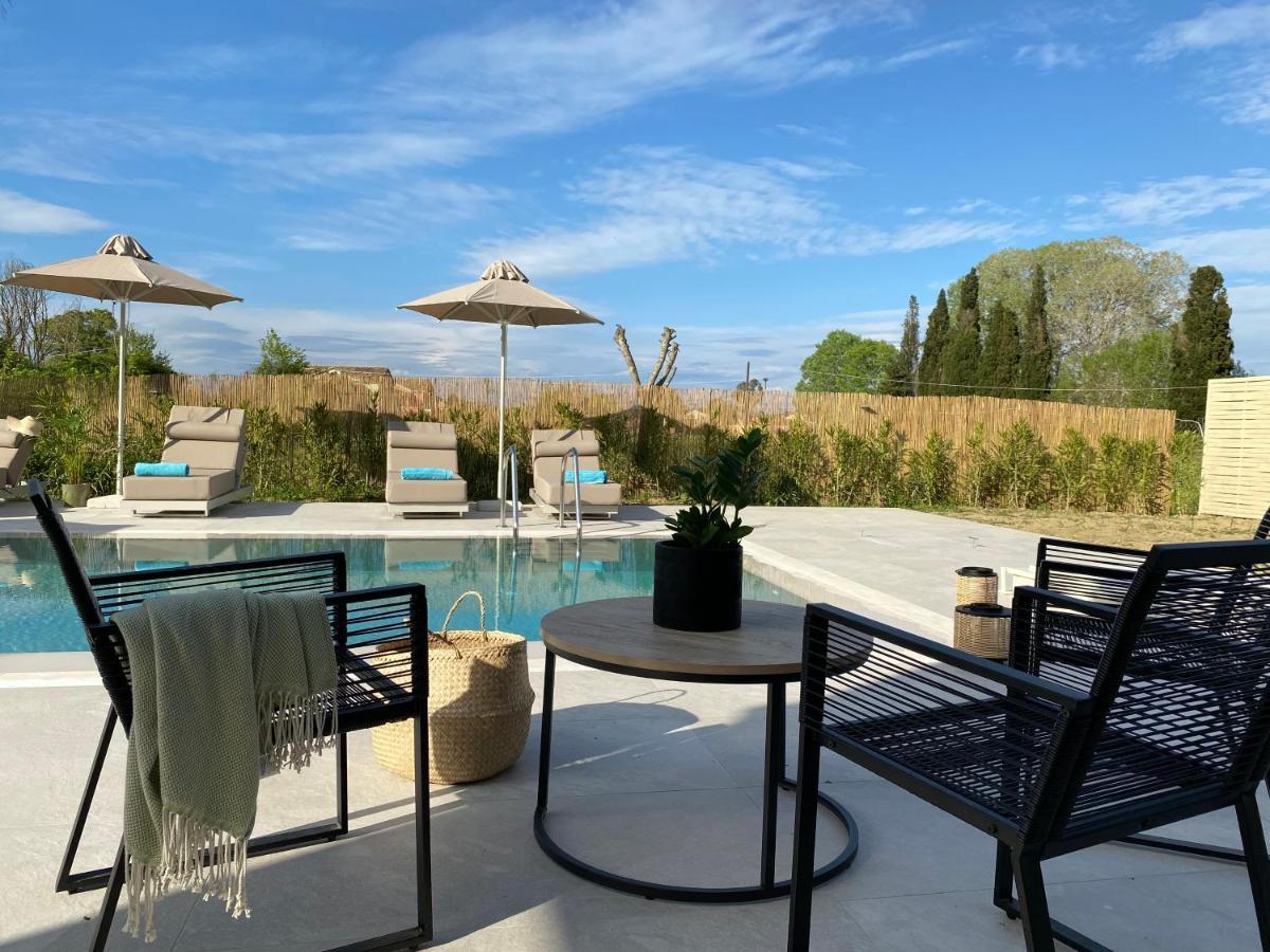 My Corfu Luxury Villa With Private Pool シダリオン エクステリア 写真