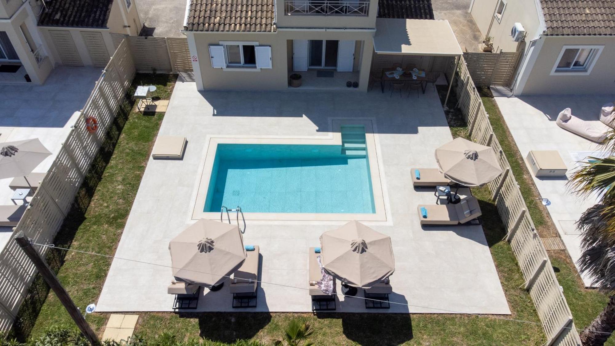 My Corfu Luxury Villa With Private Pool シダリオン エクステリア 写真