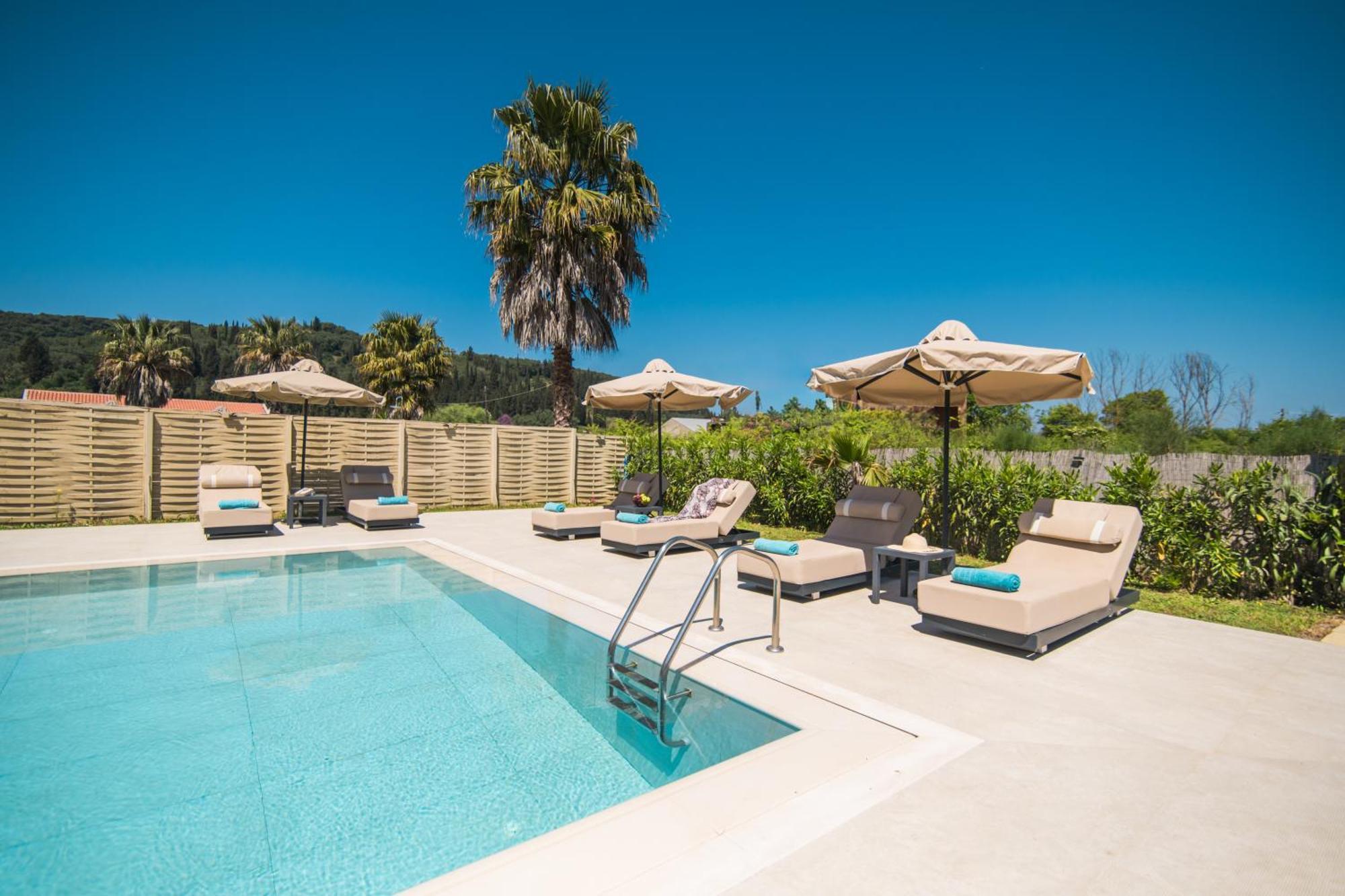 My Corfu Luxury Villa With Private Pool シダリオン エクステリア 写真