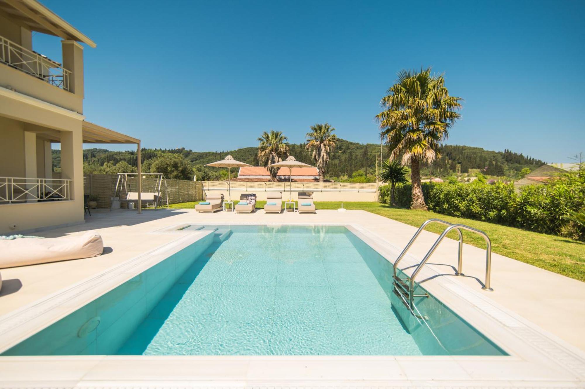 My Corfu Luxury Villa With Private Pool シダリオン エクステリア 写真